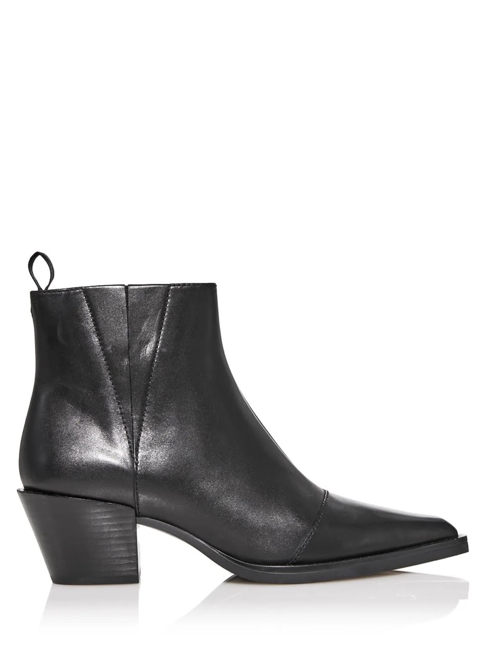 Rag and Bone Black Leather Ankle Boot - Women's